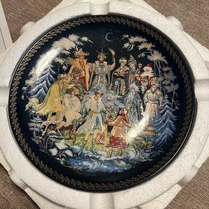 Vintage The Twelve Months Bradford Porcelain Plate with Certificate